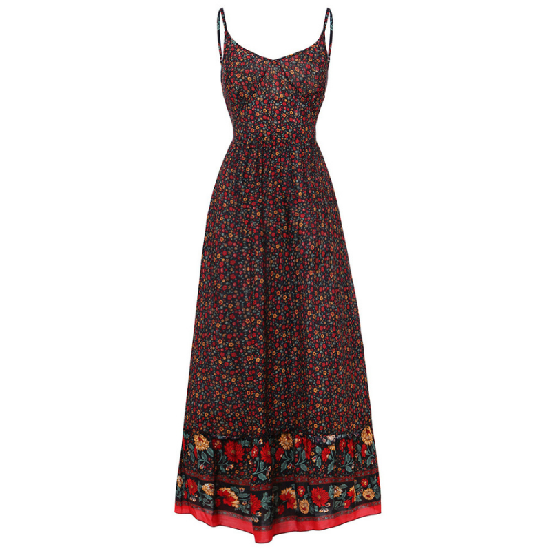 Linda - Vestido de tirantes bohemio