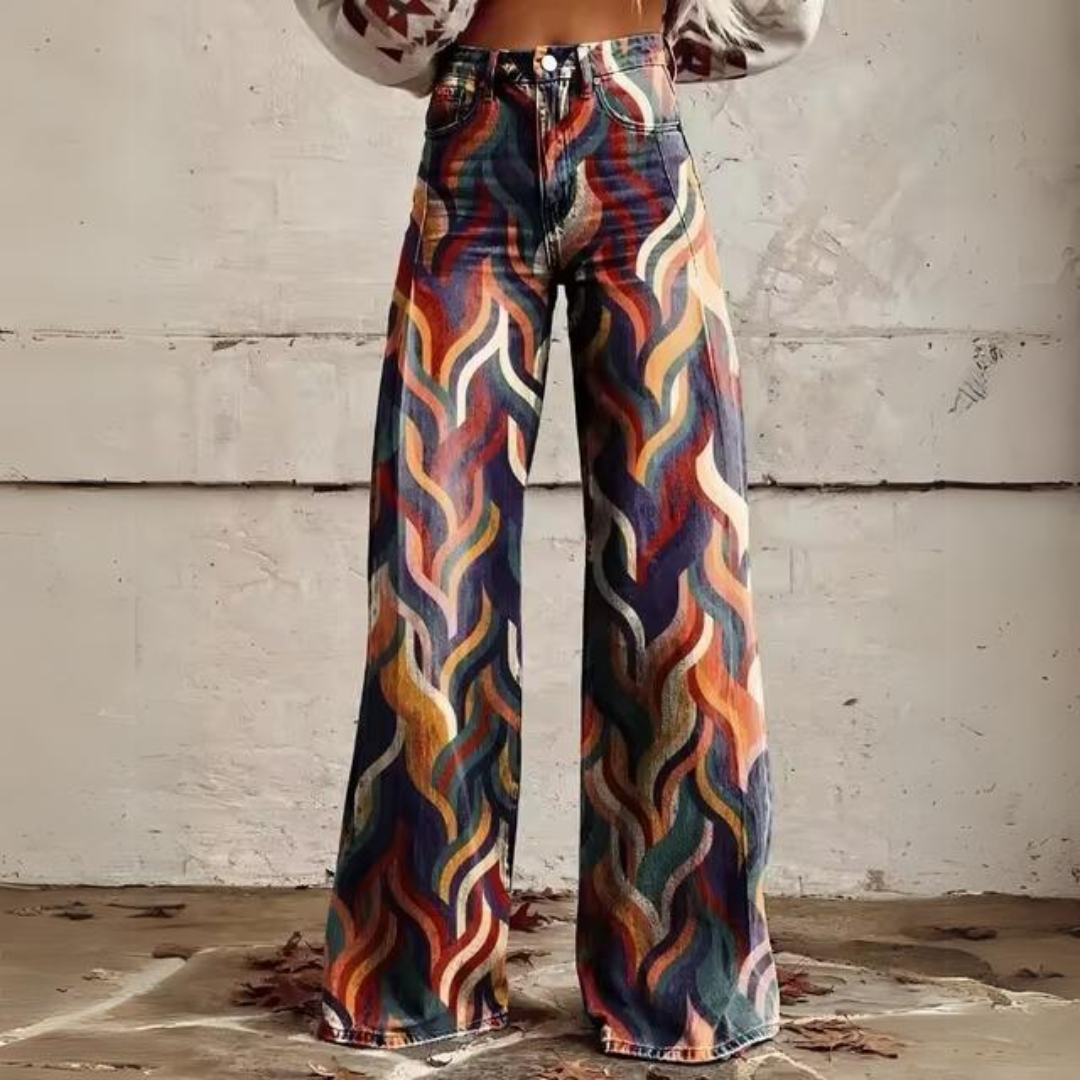 Kiona | Pantalón ancho bohemio